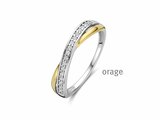 Orage | Bague | Argent | Bicolore | Oxyde de Zirconium | BA081_