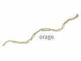 Orage | Bracelet | Plaqué Or | Oxyde de Zirconium | BA006_