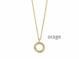 Orage | Collier | Plaqué Or | Oxyde de Zirconium | BA010_