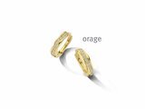 Orage | Boucles d'Oreilles | Créoles | Plaqué Or | Oxyde de Zirconium | 13mm|O/6005_