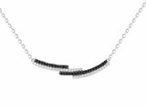 Loumya Silver | Collier | Argent | Oxyde de Zirconium | Noir | 70700374_