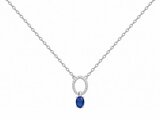 Loumya Silver | Collier | Argent | Oxyde de Zirconium | Spinelle Synthétique Bleu |70700695_