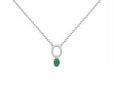 Loumya Silver | Collier | Argent | Oxyde de Zirconium | Vert | 70700781_