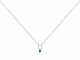 Loumya Silver | Collier | Argent | Oxyde de Zirconium | Vert | 70700781_