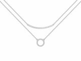 Loumya Silver | Collier | Double | Argent | Oxyde de Zirconium | 70700836_