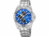 Festina | Homme | Quartz | Multifonction | Acier Inoxydable | ø43mm | Bleu | F20445/4_