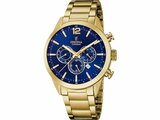 Festina | Homme | Quartz | Chrono | Acier Inoxydable Doré | Bleu | F20633/2_