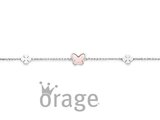 Orage Kids | Bracelet | Argent | Nacre | Papillons | K2929_