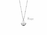 Orage Kids | Collier | Argent | Oxyde de Zirconium | Trèfles | K2974_