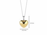 Ti Sento | Collier | Argent Bico | Oxyde de Zircon | Coeur | 6745SY_