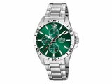 Lotus | Homme | Quartz | Acier Inoxydable | Multifonction | Vert | ø42mm | 18812/7_