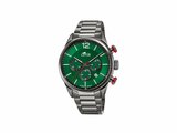 Lotus | Homme | Quartz | Chrono | Acier Inoxydable Noir | Vert | ø43mm | 18686/4_