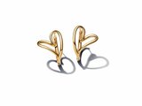 Pandora | Boucles d'oreilles | Créoles | Coeur Organique | Doré | 263807C00_