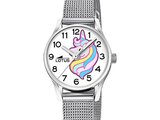 Lotus | Enfant | Quartz | Milanais Argenté | Licorne | ø23mm | 18571/H_