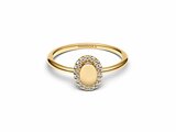 Pandora | Bague | Halo Ovale | Personnalisabble | 163800C01_