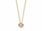 Loumya Gold "Or" | Collier | Or Jaune | Diamant 0.10ct | 92C829/A_