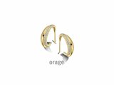 Orage | Boucles d'Oreilles | Plaqué Or | Oxyde de Zirconium | O/6563_