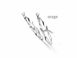Orage | Boucles d'Oreilles | Créoles | Acier Inoxydable | ø40mm | BA261_