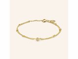 Diamanti Per Tutti | Bracelet | Argent | Plaqué Or | Diamants | M2508-3S1_