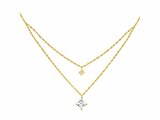 Diamanti Per Tutti | Collier | Plaqué Or jaune | Diamants | M1695 DO_
