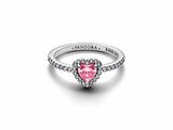 Pandora | Bague | Coeur Rose Surélevé | 198421C03_