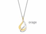 Orage | Collier | Argent Bicolore | Oxyde de Zirconium | BA323_