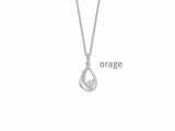 Orage | Collier | Argent | Oxyde de Zirconium | BA326_