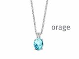 Orage | Collier | Argent | Oxyde de Zirconium | BA330_