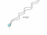 Orage | Collier | Argent | Oxyde de Zirconium | BA330_