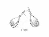Orage | Boucles d'Oreilles | Argent | Oxyde de Zirconium | BA327_