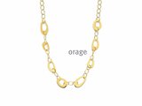 Orage | Collier | Plaqué Or | BA337_
