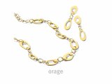 Orage | Boucles d'Oreilles | Plaqué Or | BA335_