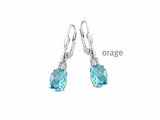Orage | Boucles d'Oreilles | Argent | Oxyde de Zirconium | BA332_