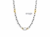 Orage | Collier | Argent | Bicolore | Oxyde de Zirconium | BA354_