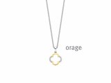 Orage | Collier | Argent Bicolore | Oxyde de Zirconium | BA353_
