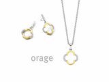 Orage | Collier | Argent Bicolore | Oxyde de Zirconium | BA353_