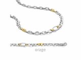 Orage | Collier | Argent | Bicolore | Oxyde de Zirconium | BA354_