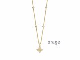 Orage | Collier | Plaqué Or | Oxyde de Zirconium | BA363_