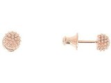 Pesavento | Boucles d'Oreilles | Pixel | Argent Rosé | ø5.5mm | WPXLO171_