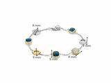 Ti Sento | Bracelet | Argent | Oxyde de Zirconium | Bleu | 23080DB_