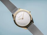 Bering | Femme | Quartz | Ultra Slim | Milanais Argenté | 17031-010_