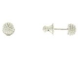 Pesavento | Boucles d'Oreilles | Pixel | Argent | ø5.5mm | WPXLO172_