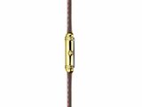 Michel Herbelin | Femme | Quartz | Art Déco Tonneau | Cuir | 17.8 x 19.4mm | 17438P1N22GD_