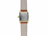 Michel Herbelin | Femme | Quartz | Art Déco Tonneau | Cuir | 17.8 x 19.4mm | 17438P1N22GD_