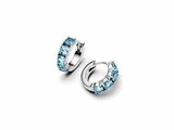 Pandora | Boucles d'Oreilles | Créoles | Bleu Clair | 293851C01_