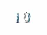 Pandora | Boucles d'Oreilles | Créoles | Huggies Bleu Clair | 293849C01_