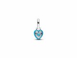 Pandora | Charm | Mini Dangle Coeur Turquoise | 793827C01_