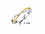 Orage | Bague | Bicolore | Oxyde de Zirconium | BA206_