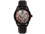 Pierre Lannier | Homme | Automatique | Cuir Noir | ø43mm | 347A433_