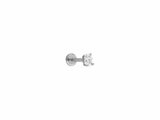 Loumya Steel | Piercing | Acier 316L | Oxyde de Zirconium | Tige 1.2x8mm | 155916W_